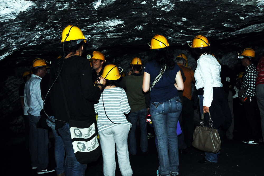 Underground mine tour in Zipaquira Colombia