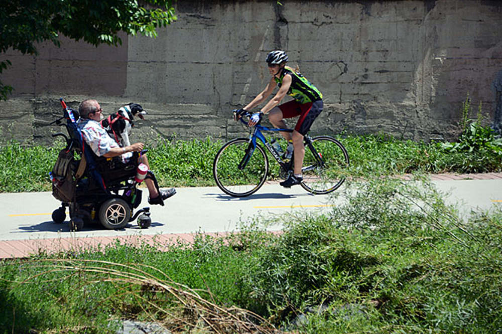 Recreational trail in Denver