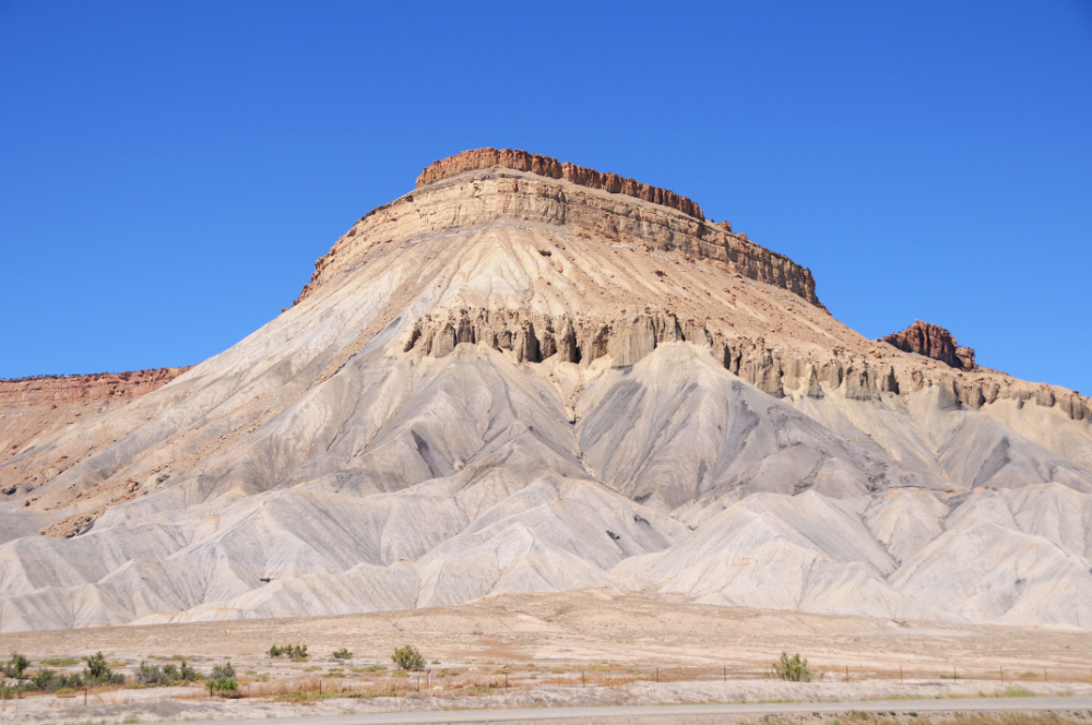 Desert mountains in the Little Book Cliffs area of western Colorado