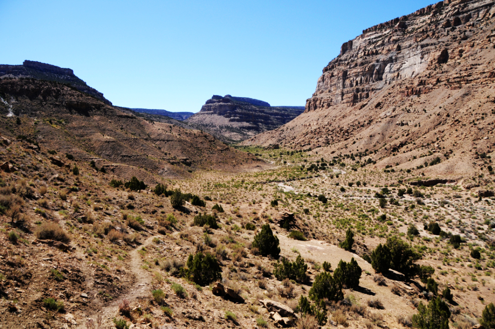 Desert valley in western Colorado