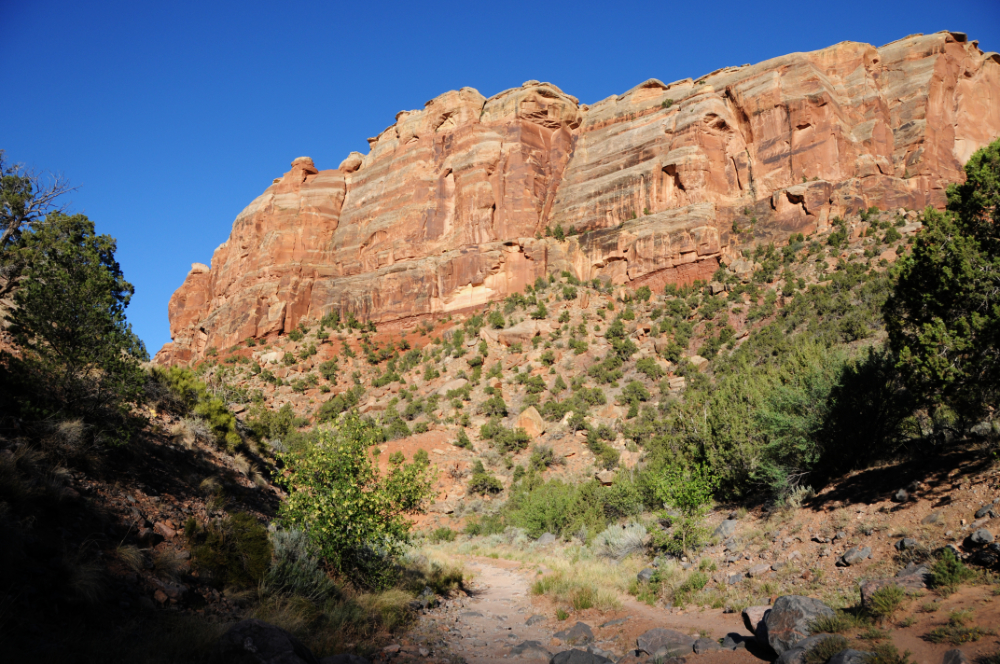 Mountain landscape in Colorado National Monument