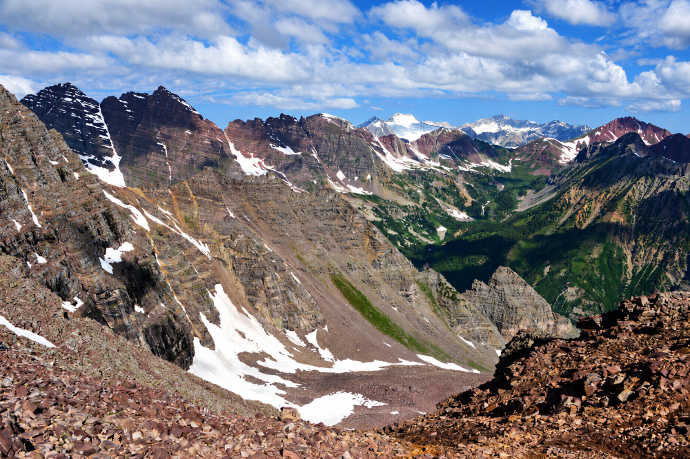 Snowmass Wilderness from Pyramid Peak