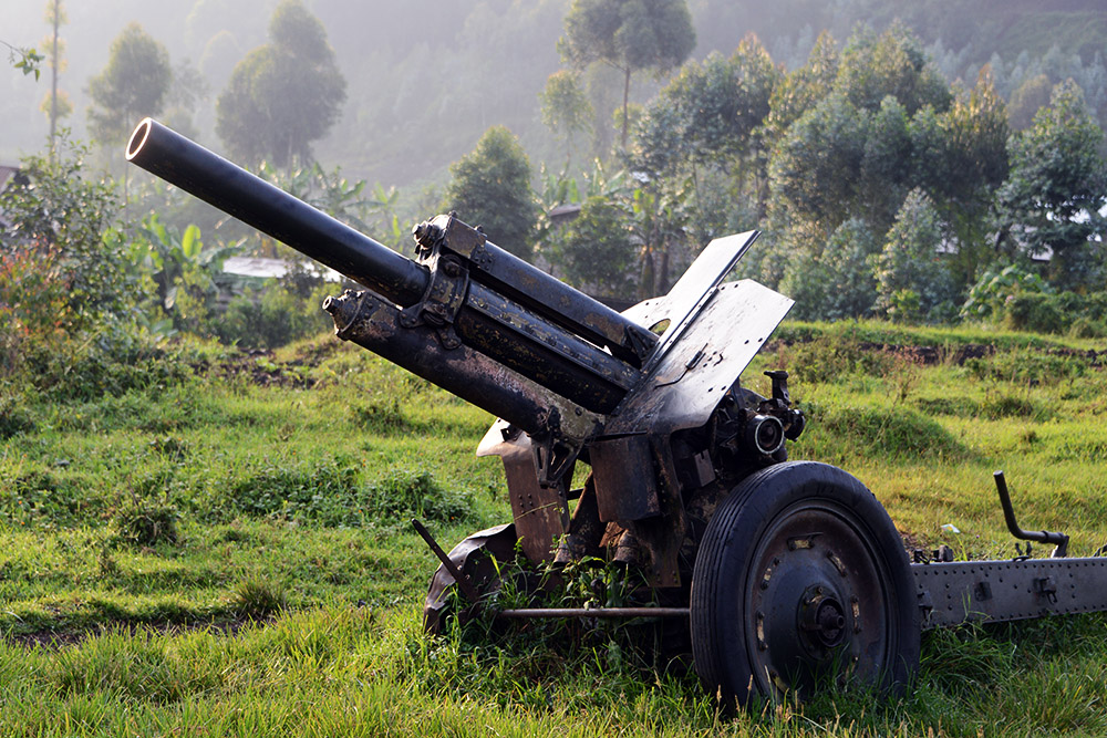 Artillery Artillery position in Goma