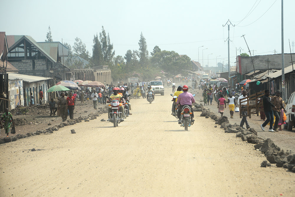 Goma Road in Goma