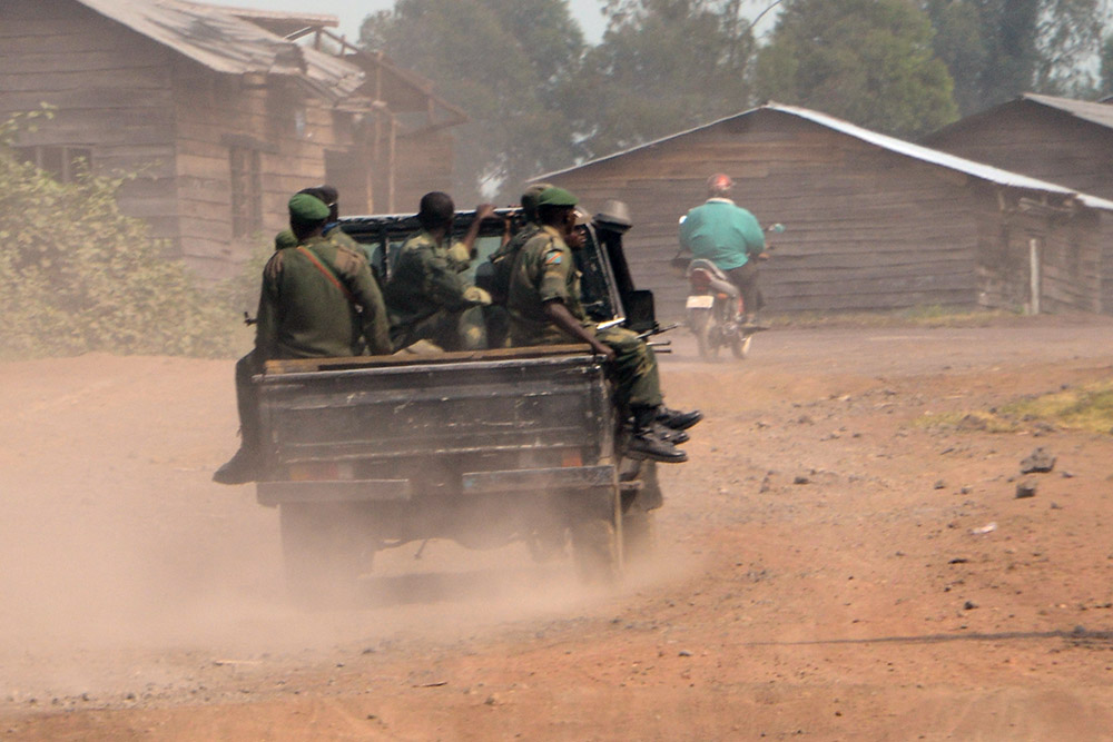 Congolese Soldiers Congolese soldiers in Goma