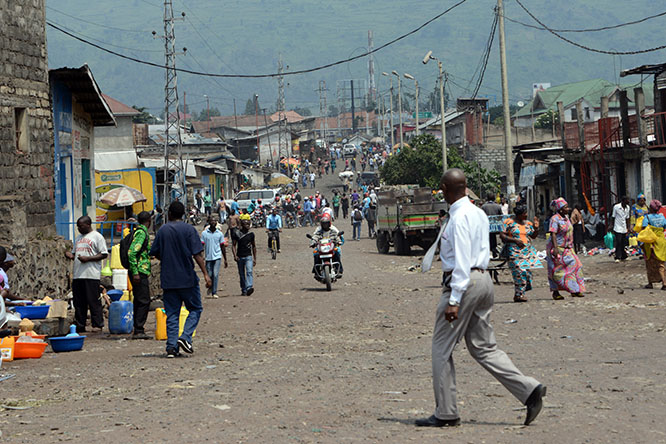 Street in Goma Street in Goma