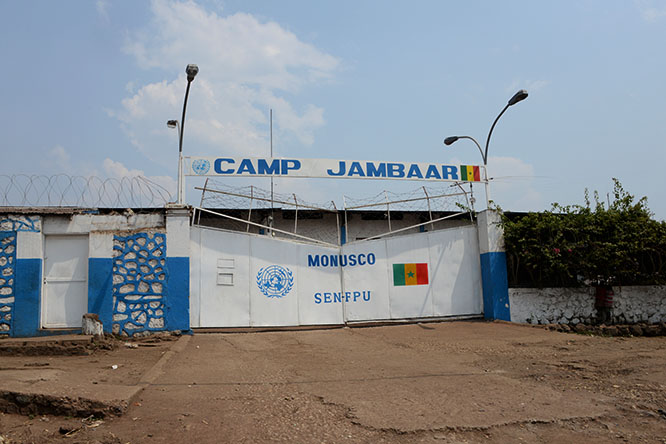 UN Base United Nations base in Goma