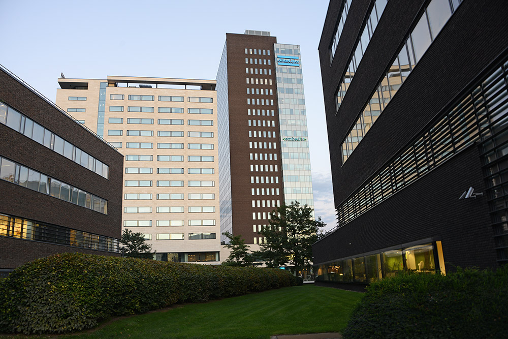 Business district in Brno Czechia
