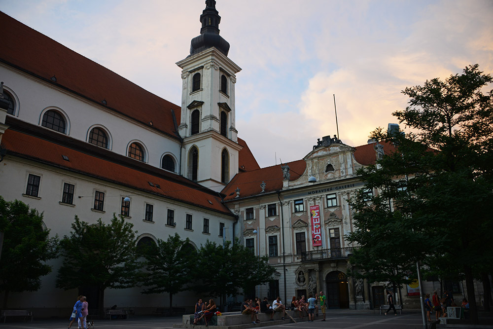 St Thomas Church in Brno Czechia
