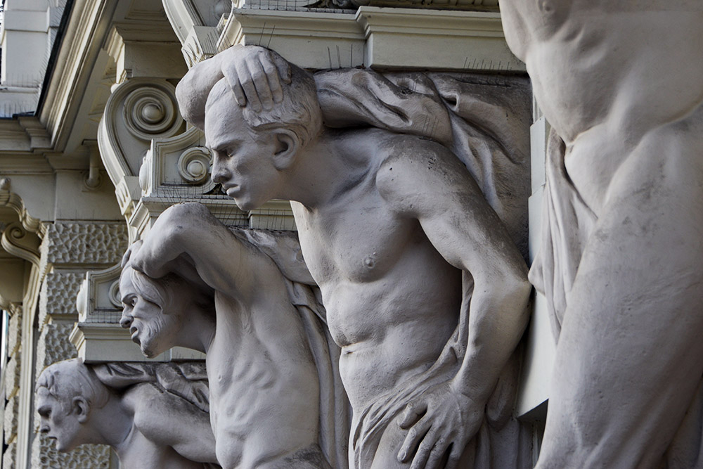 Statues in Brno Czechia