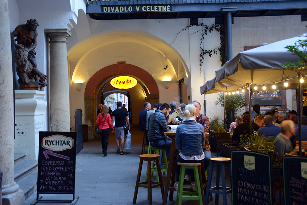 Cafe in Prague Czechia