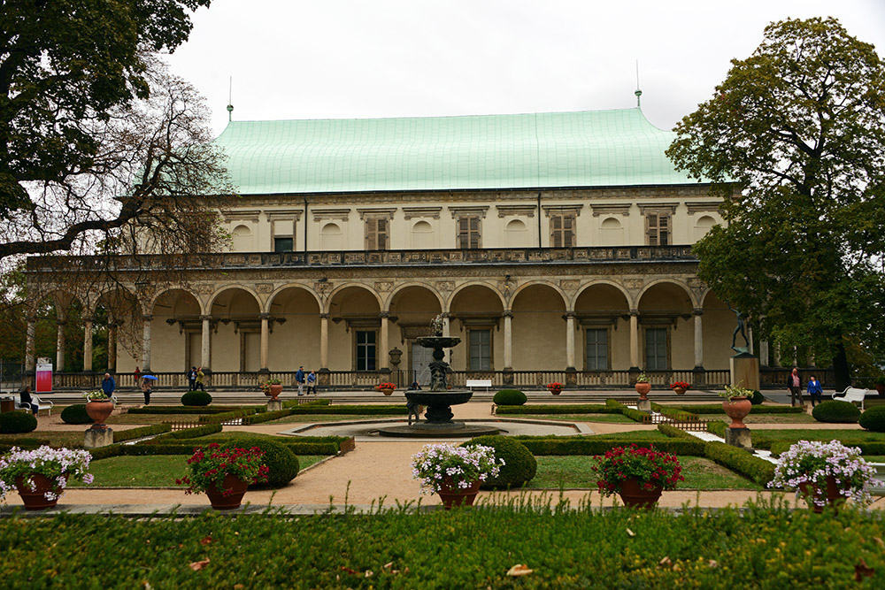 Fountain in the Prague Castle gardens
