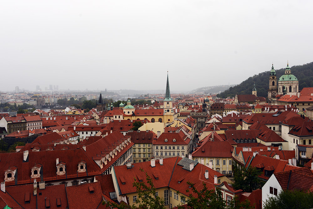 View of Prague from Prague Castle