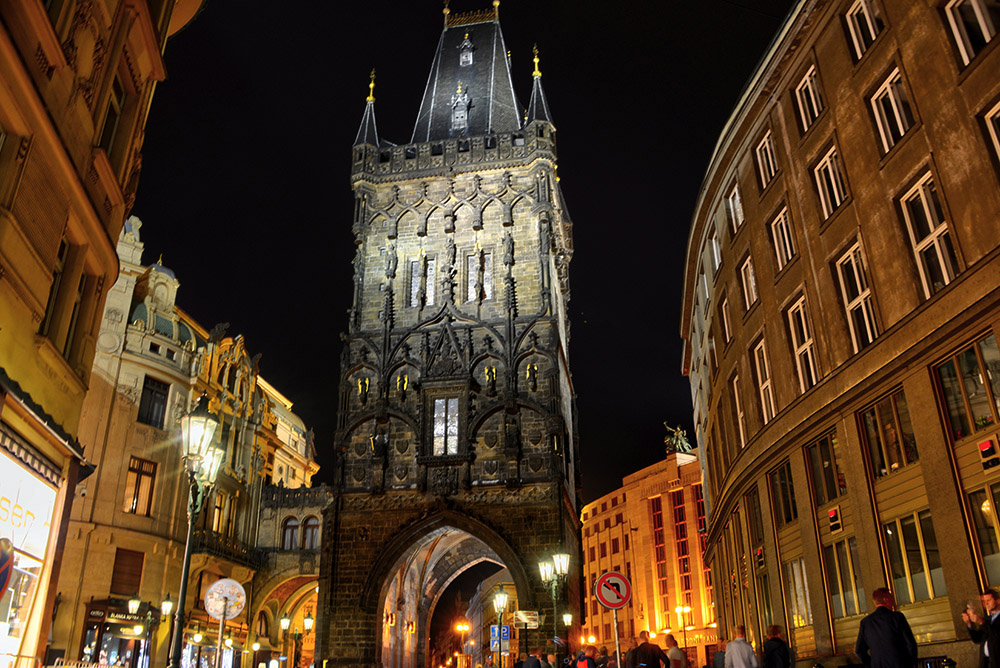 Powder Gate in Prague Czechia
