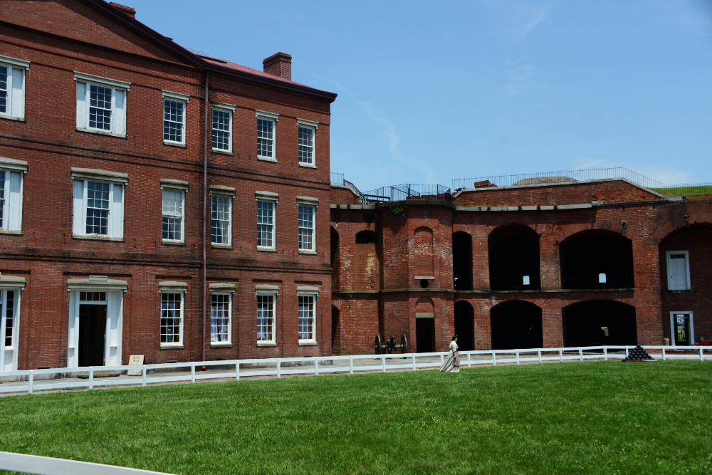 Fort Delaware courtyard