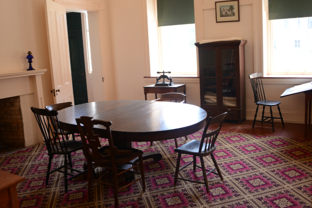 Dining area at Fort Delaware