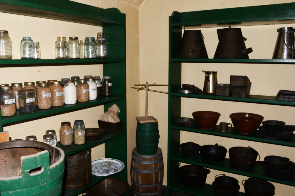 Storage room at Fort Delaware
