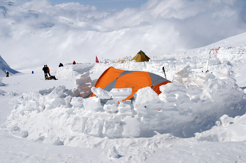 Tents at Denali Camp II