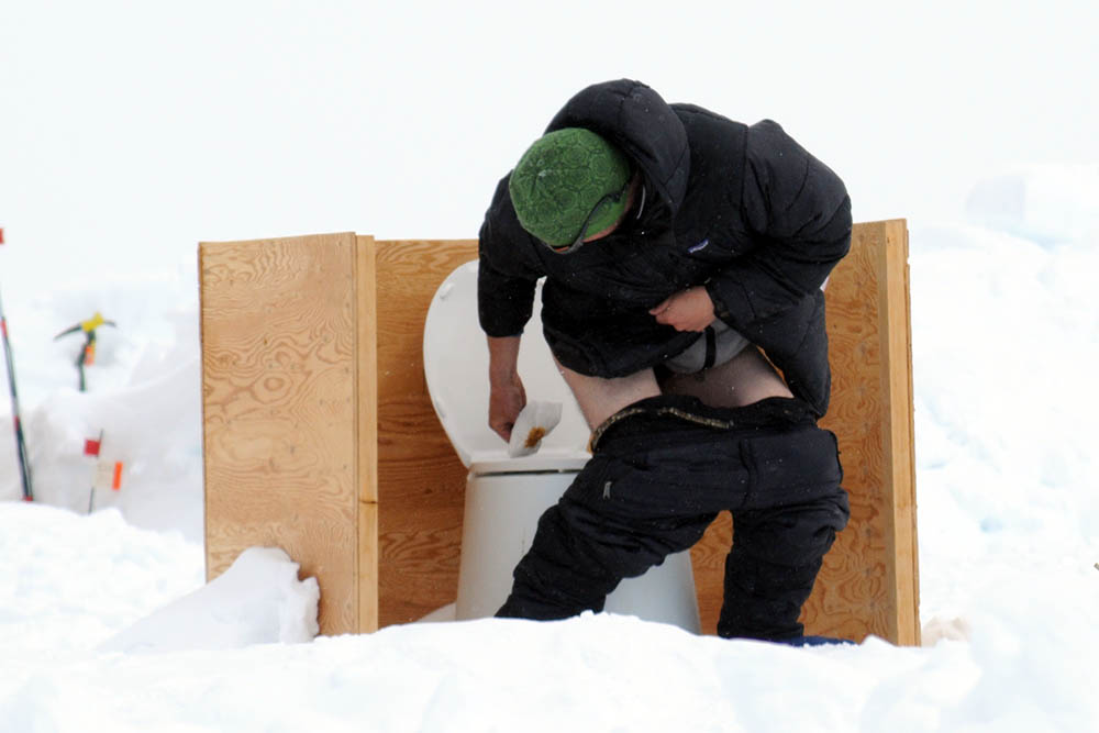Toilet at Denali Advanced Base Camp