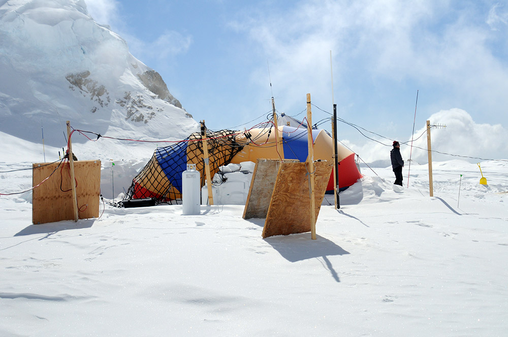 Ranger station at Denali Advanced Base Camp