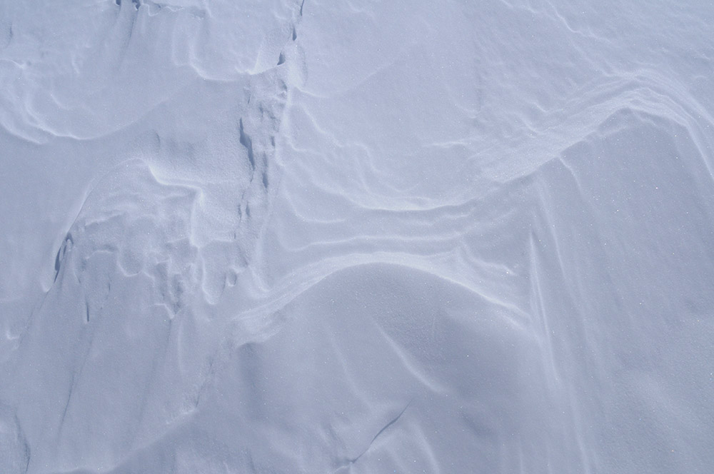 Snow patterns on Denali