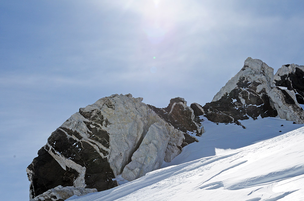 Zebra Rocks above Denali Pass