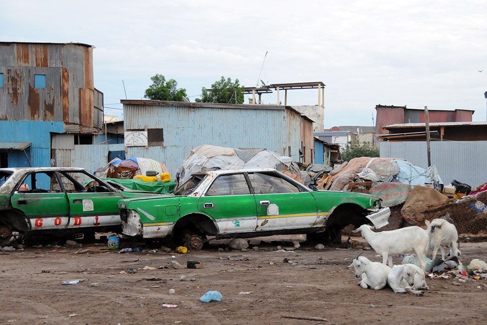 Street scene in Djibouti City