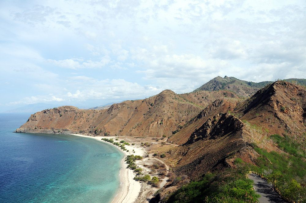 Coastal view from Cape Fatucama in Timor-Leste
