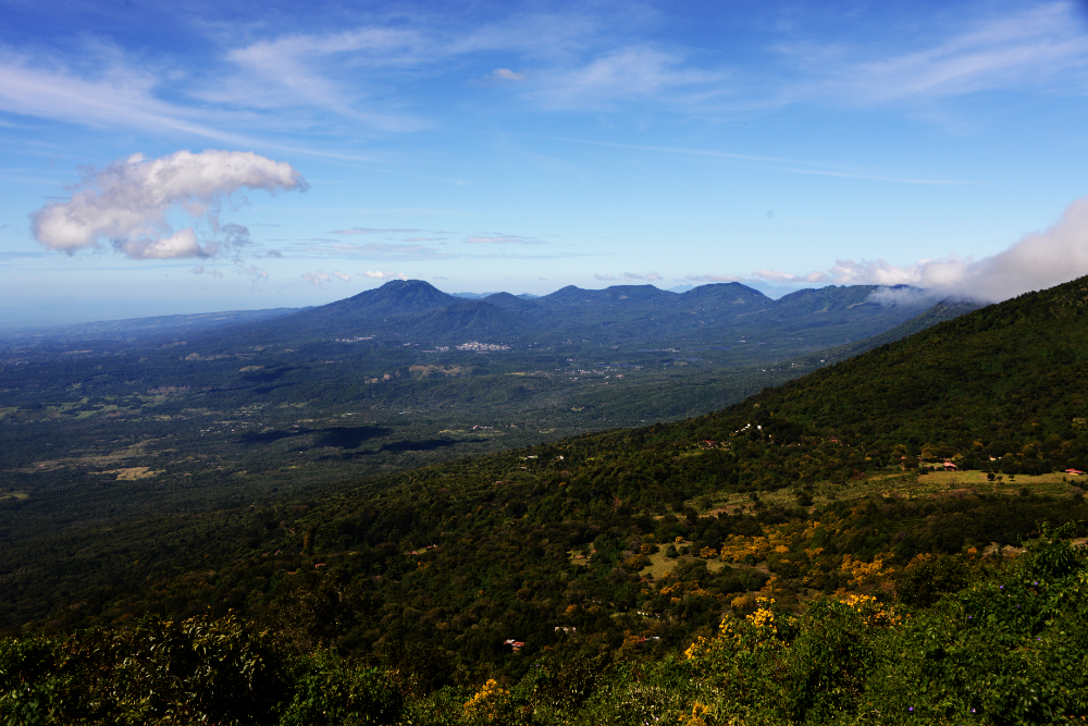 View from Cerro Verde in El Salvador