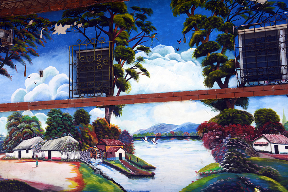 El Salvador Ruta de las Flores Mural