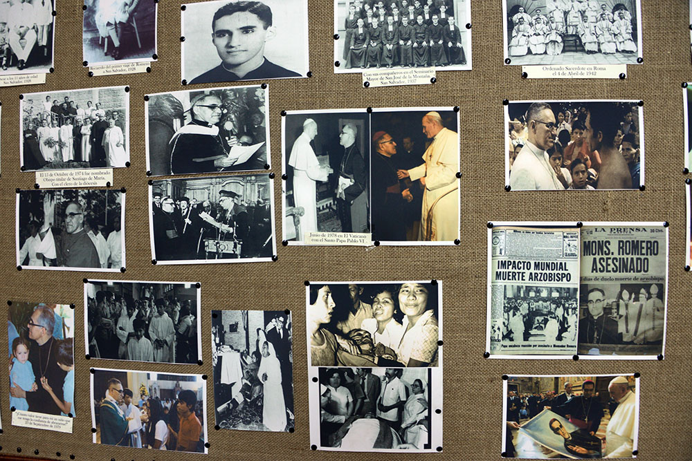 Photographs documenting the life of Oscar Romero
