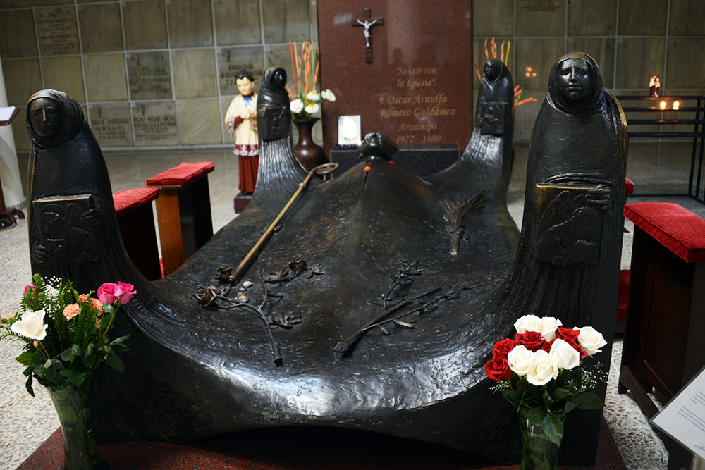 Tomb of Oscar Romero in San Salvador