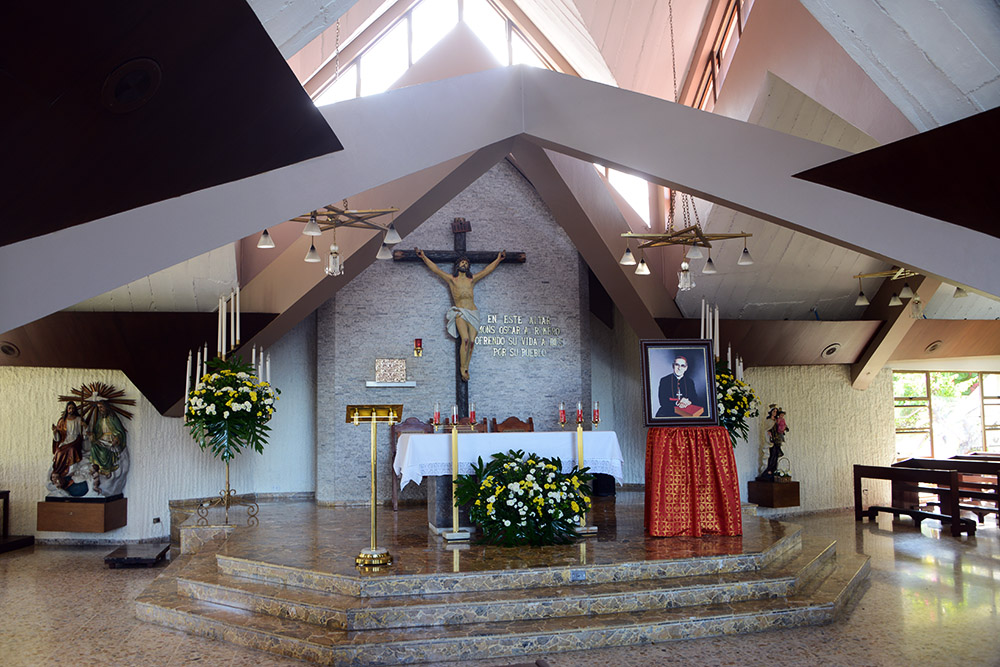 Inside the chapel where Oscar Romero was assassinated