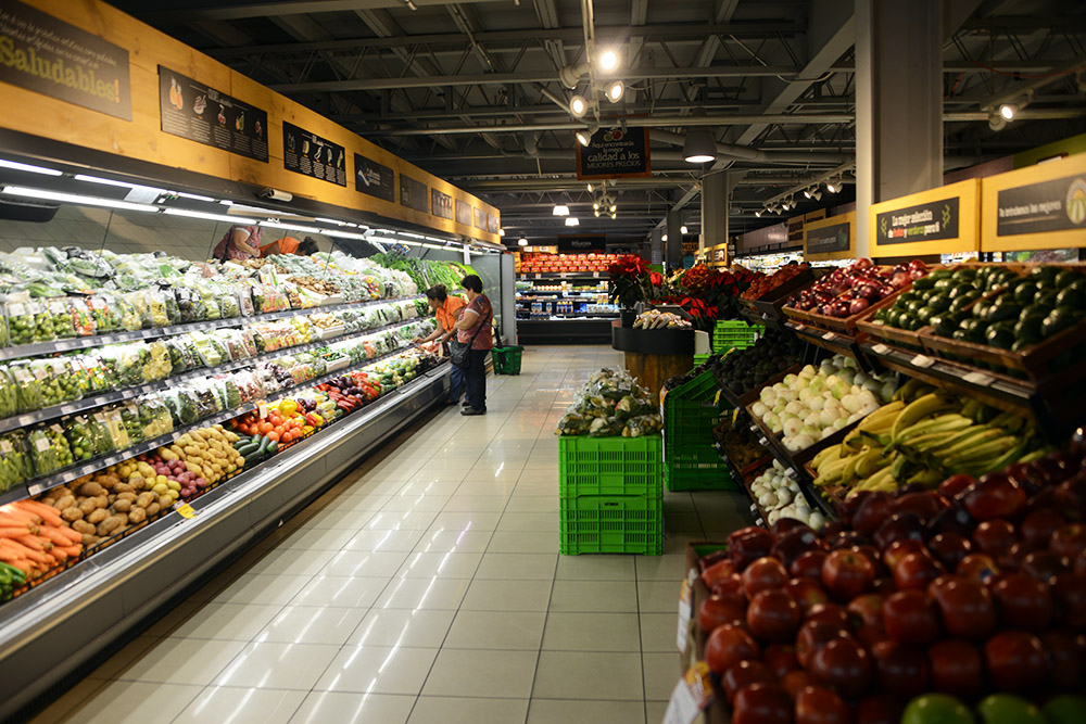 Modern grocery store in San Salvador
