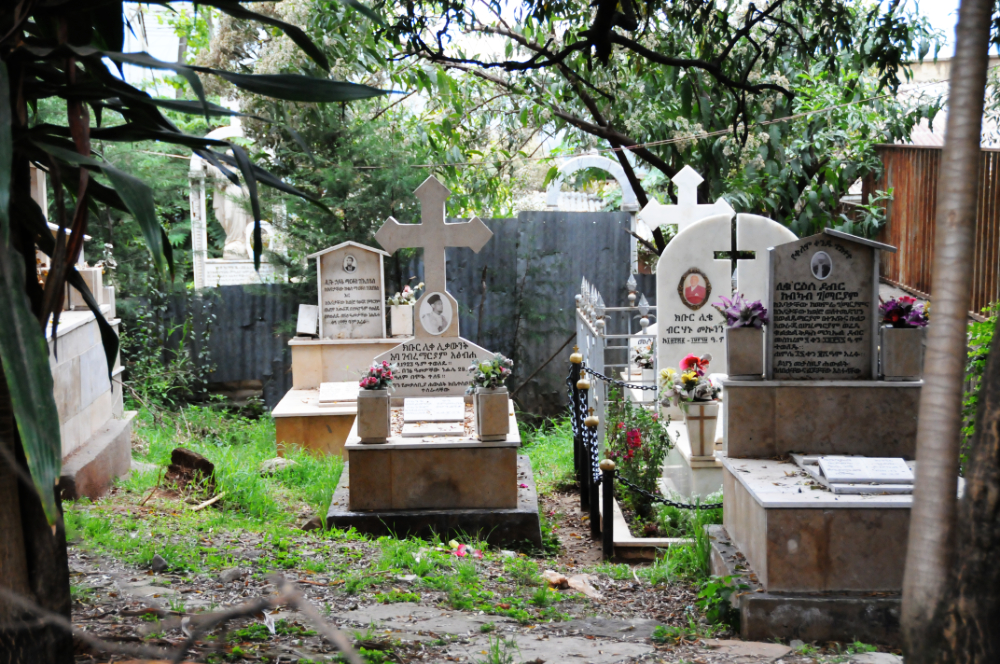 Trinity Cathedral cemetery in Addis Ababa