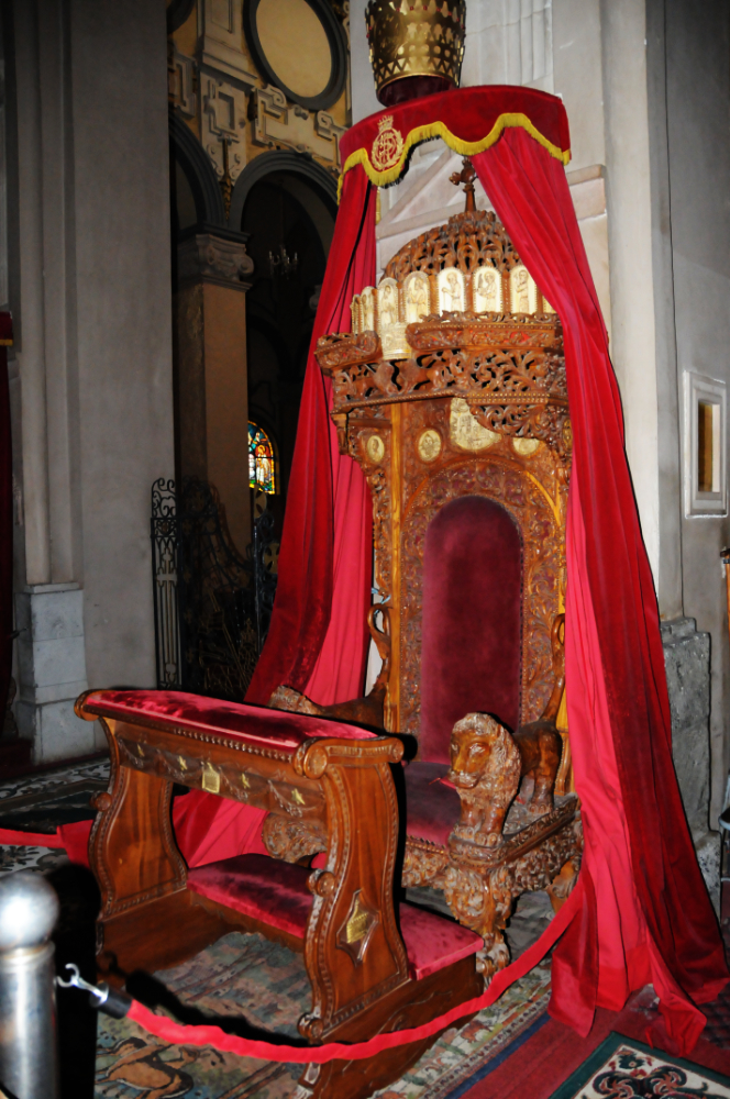 Throne of Emperor Haile Selassie