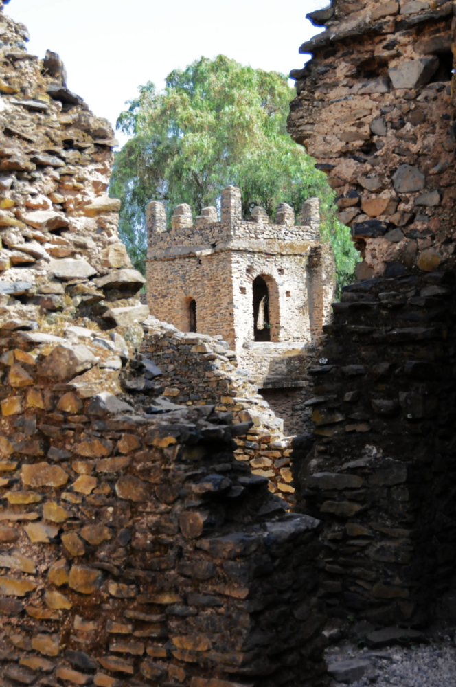Ruined section of Gondar Castle