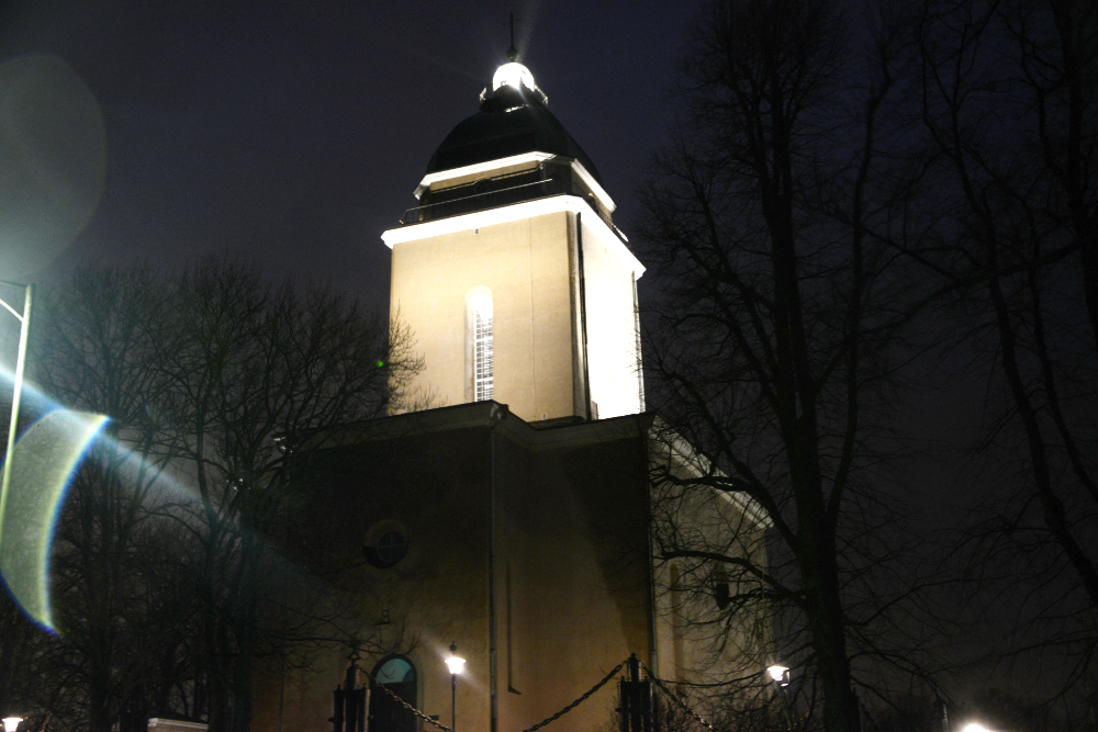 Suomenlinna Church on the fortress islands in Helsinki, Finland
