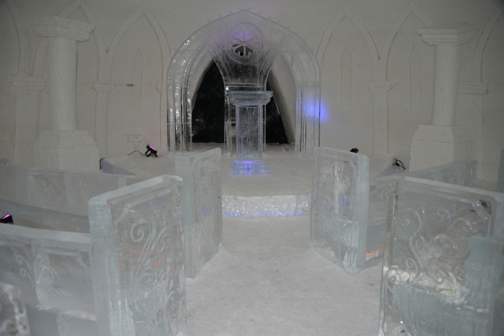 Finland Ice Hotel Village Ice Chapel