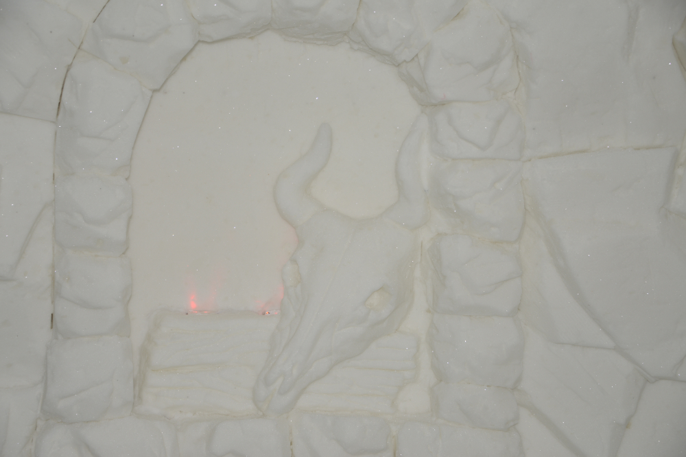 Finland Ice Hotel Village Fireplace