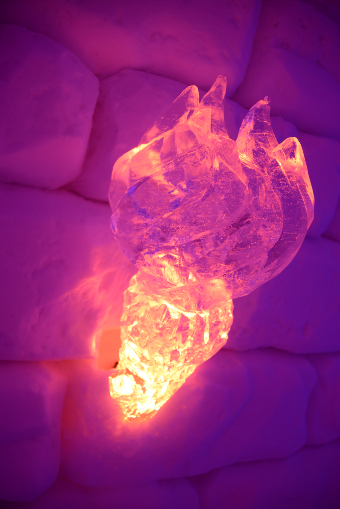 Finland Ice Hotel Village Ice Fire