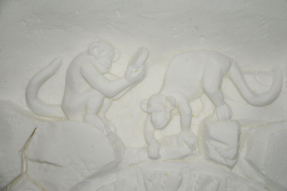Finland Ice Hotel Village Monkeys