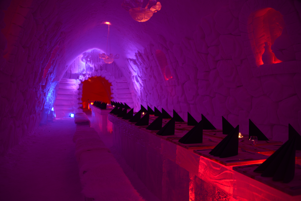 Finland Ice Hotel Village Restaurant
