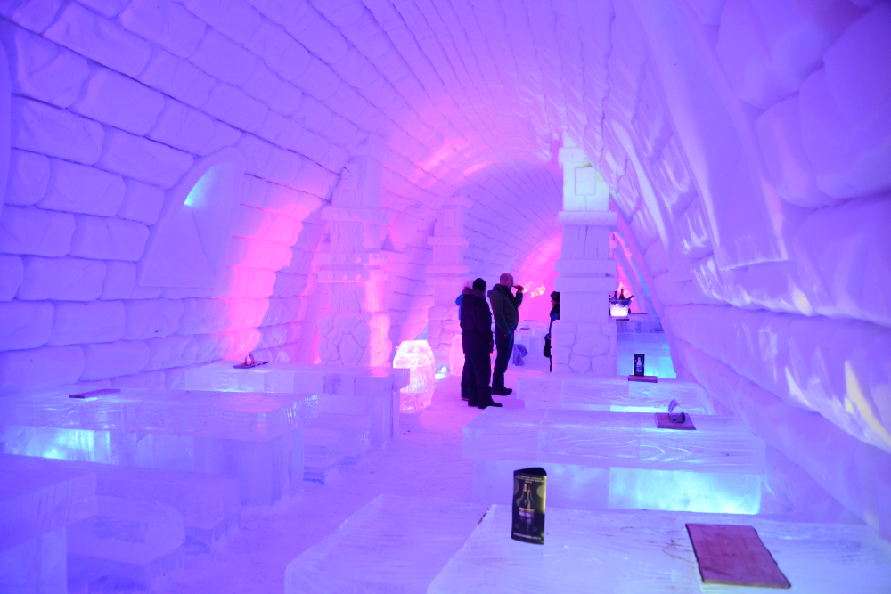 Finland Ice Hotel Village Ice Bar and Cafe