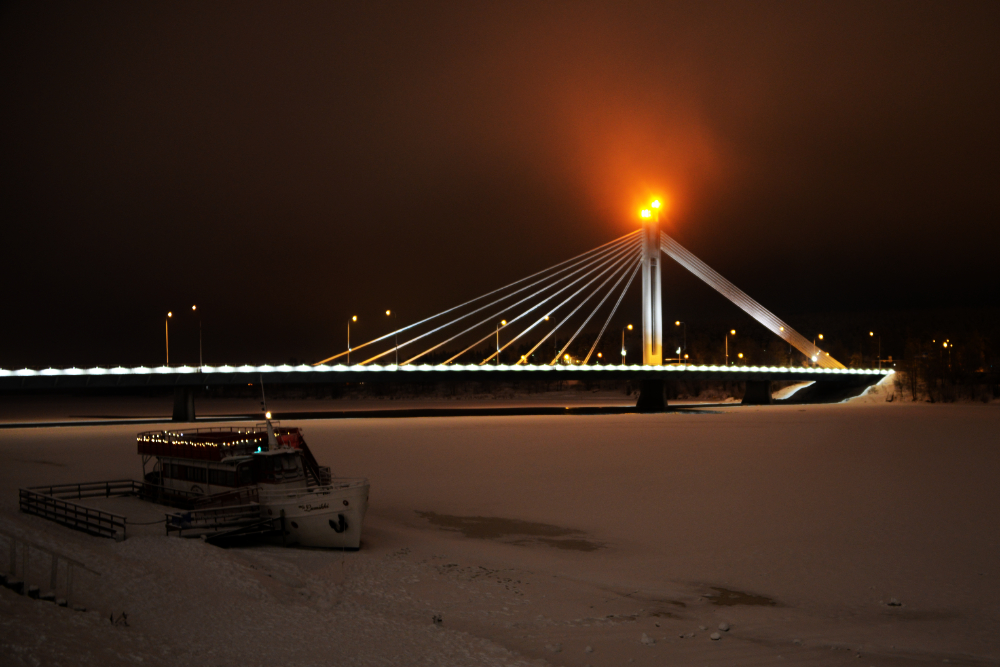 Finland Rovaniemi Lumberjack’s Candle Bridge