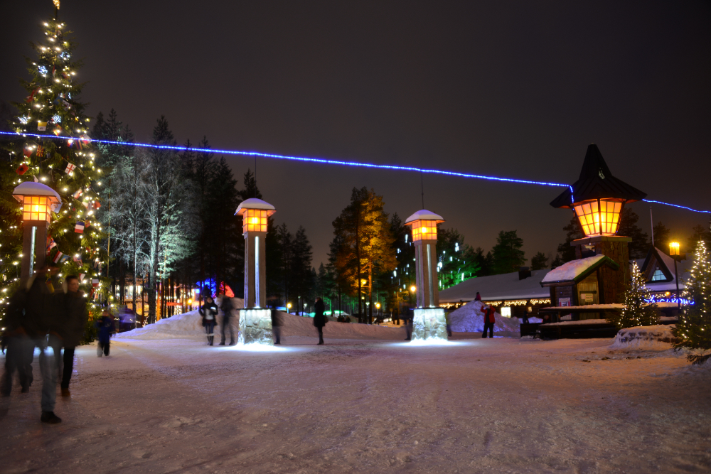 Finland Rovaniemi Santa Claus Village Arctic Circle Line