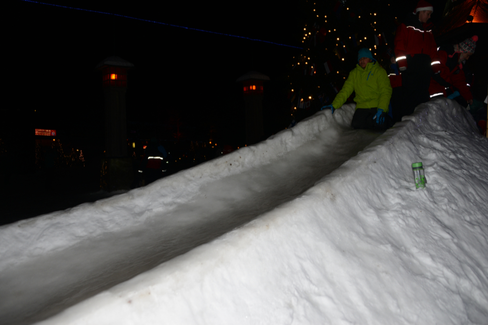 Finland Christmas Village Snow Slide
