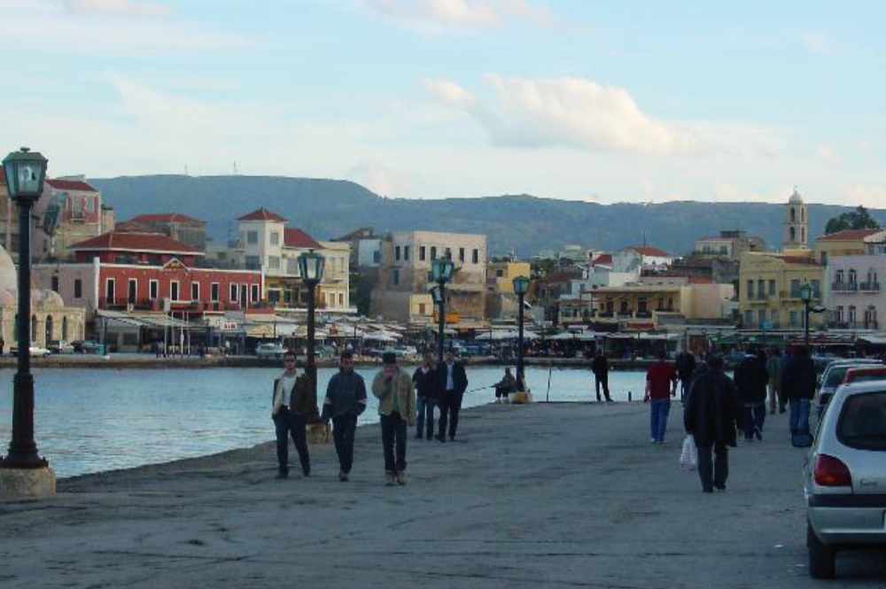 Souda Bay Coastal scenery at Souda Bay, Crete, Greece