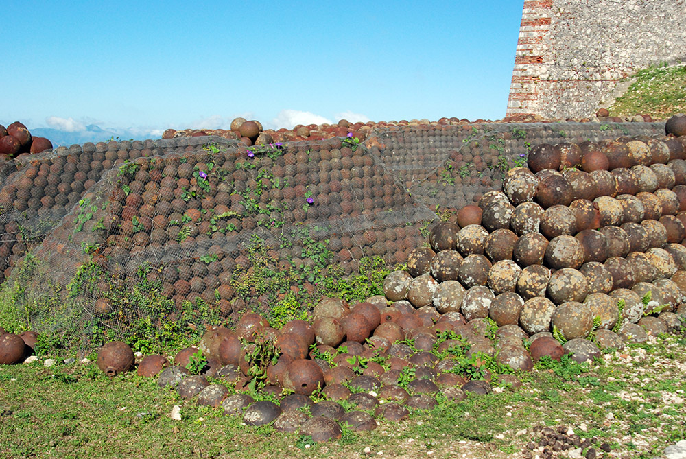 Haiti Citadel Cannonballs Stockpiles