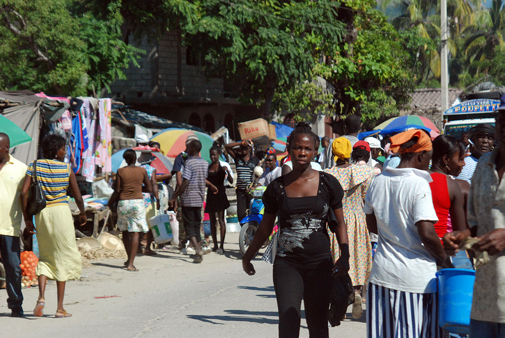 Market in Jacmel Haiti